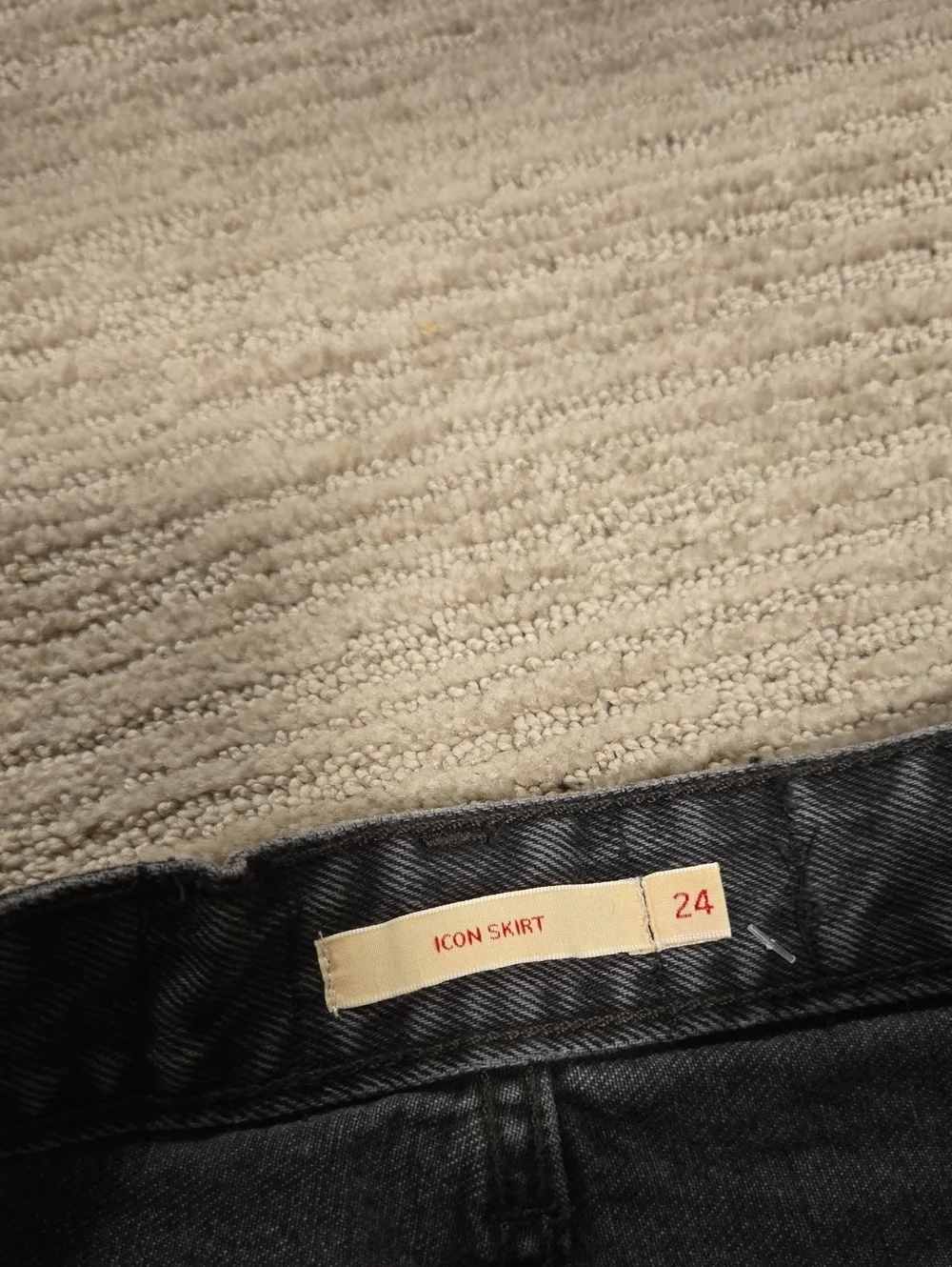 NWT Levi's Recrafted Icon Skirt-Fifth Dimension Black
